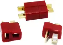 Conector T male/female plug